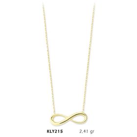 Harem Altın KLY215 14 Ayar Altın Sonsuzluk Kolye