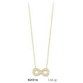 Harem Altın KLY216 14 Ayar Altın Sonsuzluk Kolye