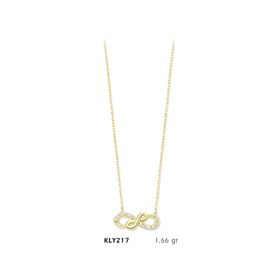 Harem Altın KLY217 14 Ayar Altın Sonsuzluk Kolye