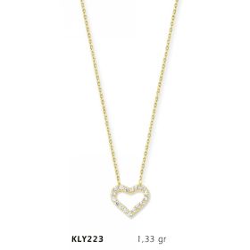 Harem Altın KLY223 14 Ayar Altın Kalp Kolye