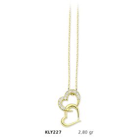 Harem Altın KLY227 14 Ayar Altın Kalp Kolye