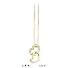 Harem Altın KLY227 14 Ayar Altın Kalp Kolye