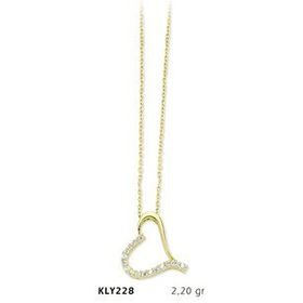 Harem Altın KLY228 14 Ayar Altın Kalp Kolye