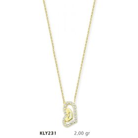 Harem Altın KLY231 14 Ayar Altın Kalp Kolye