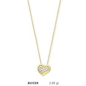 Harem Altın KLY234 14 Ayar Altın Kalp Kolye