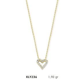 Harem Altın KLY236 14 Ayar Altın Kalp Kolye