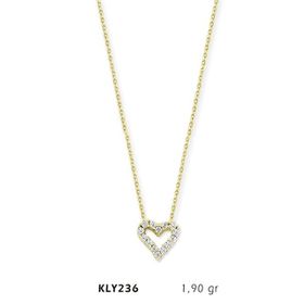 Harem Altın KLY236 14 Ayar Altın Kalp Kolye