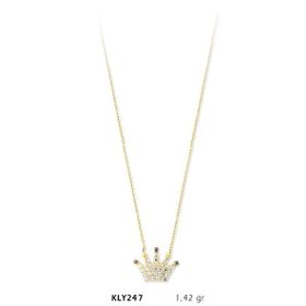 Harem Altın KLY247 14 Ayar Altın Kral Tacı Kolye