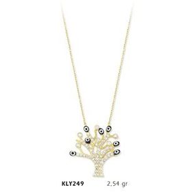 Harem Altın KLY249 14 Ayar Altın Hayat Ağacı Kolye