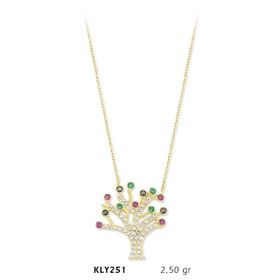 Harem Altın KLY251 14 Ayar Altın Hayat Ağacı Kolye