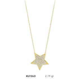 Harem Altın KLY263 14 Ayar Altın Yıldız Kolye