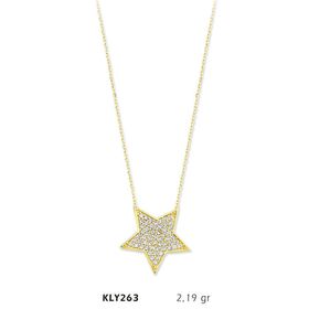 Harem Altın KLY263 14 Ayar Altın Yıldız Kolye