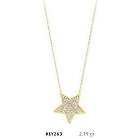 Harem Altın KLY263 14 Ayar Altın Yıldız Kolye