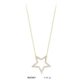 Harem Altın KLY267 14 Ayar Altın Yıldız Kolye