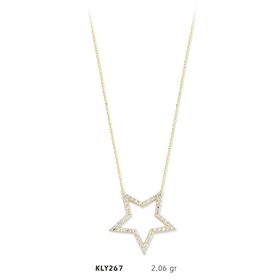 Harem Altın KLY267 14 Ayar Altın Yıldız Kolye