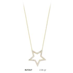 Harem Altın KLY267 14 Ayar Altın Yıldız Kolye