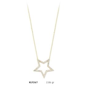 Harem Altın KLY267 14 Ayar Altın Yıldız Kolye