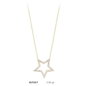Harem Altın KLY267 14 Ayar Altın Yıldız Kolye