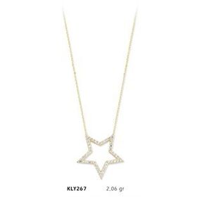 Harem Altın KLY267 14 Ayar Altın Yıldız Kolye