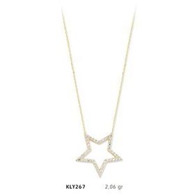 Harem Altın KLY267 14 Ayar Altın Yıldız Kolye