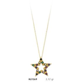 Harem Altın KLY269 14 Ayar Altın Yıldız Kolye