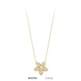 Harem Altın KLY270 14 Ayar Altın Çiçek Kolye