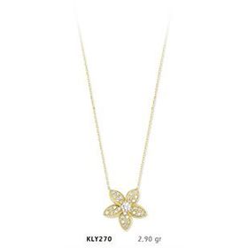 Harem Altın KLY270 14 Ayar Altın Çiçek Kolye