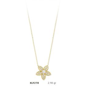 Harem Altın KLY270 14 Ayar Altın Çiçek Kolye