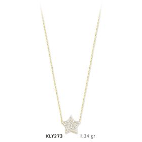 Harem Altın KLY273 14 Ayar Altın Yıldız Kolye