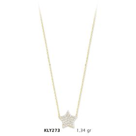 Harem Altın KLY273 14 Ayar Altın Yıldız Kolye