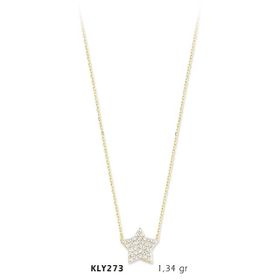 Harem Altın KLY273 14 Ayar Altın Yıldız Kolye