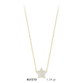 Harem Altın KLY273 14 Ayar Altın Yıldız Kolye