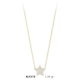 Harem Altın KLY273 14 Ayar Altın Yıldız Kolye