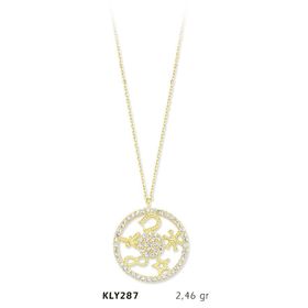 Harem Altın KLY287 14 Ayar Altın Şans Kolyesi