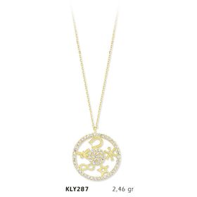 Harem Altın KLY287 14 Ayar Altın Şans Kolyesi