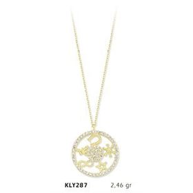 Harem Altın KLY287 14 Ayar Altın Şans Kolyesi