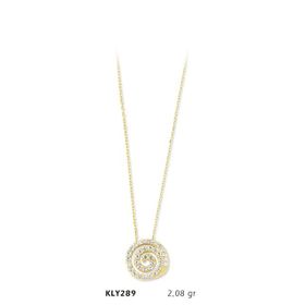 Harem Altın KLY289 14 Ayar Altın Daire Kolye