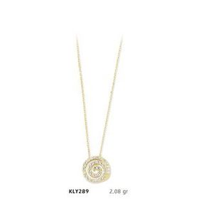 Harem Altın KLY289 14 Ayar Altın Daire Kolye