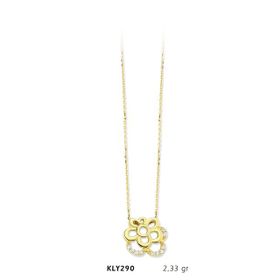 Harem Altın KLY290 14 Ayar Altın Çiçek Kolye