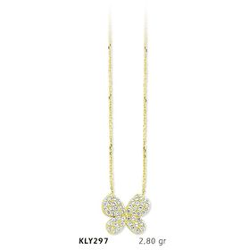 Harem Altın KLY297 14 Ayar Altın Kelebek Kolye