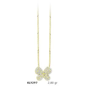 Harem Altın KLY297 14 Ayar Altın Kelebek Kolye