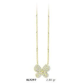 Harem Altın KLY297 14 Ayar Altın Kelebek Kolye