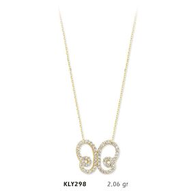 Harem Altın KLY298 14 Ayar Altın Kelebek Kolye