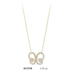 Harem Altın KLY298 14 Ayar Altın Kelebek Kolye