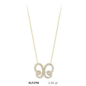 Harem Altın KLY298 14 Ayar Altın Kelebek Kolye