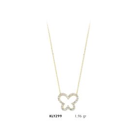 Harem Altın KLY299 14 Ayar Altın Kelebek Kolye
