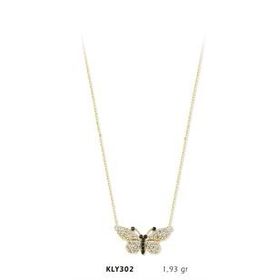 Harem Altın KLY302 14 Ayar Altın Kelebek Kolye