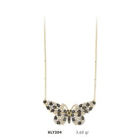 Harem Altın KLY304 14 Ayar Altın Kelebek Kolye