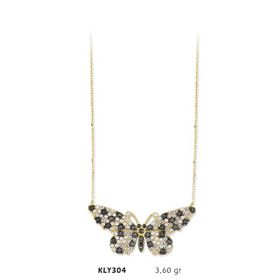 Harem Altın KLY304 14 Ayar Altın Kelebek Kolye