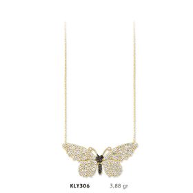Harem Altın KLY306 14 Ayar Altın Kelebek Kolye